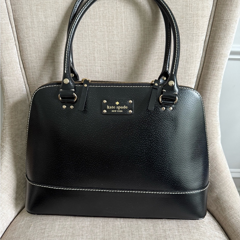 Kate Spade Black Structured Wellesley Shoulder bag